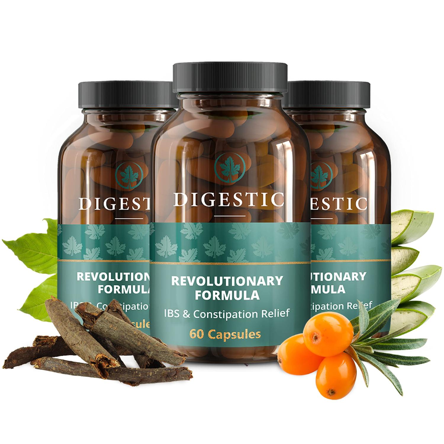 Digestic Laxative for Constipation Relief, Stool Softener for IBS Severe and Strong