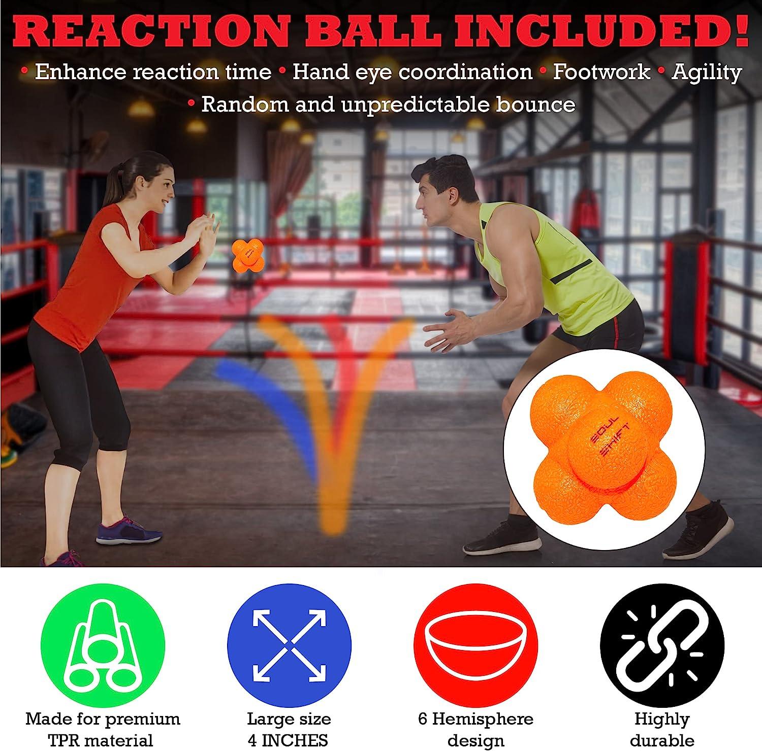 Soul Shift Boxing Reflex Ball Set with Safety Glasses Hand Eye