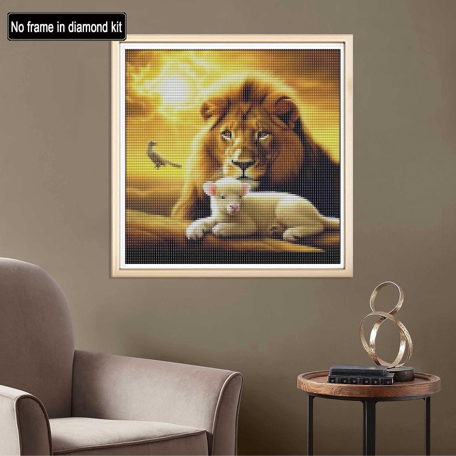Cat Diamond Painting Kit For Adults 5d Diamond Art Kit Animal Rhinestone  Painting Gift For Home Wall Decoration