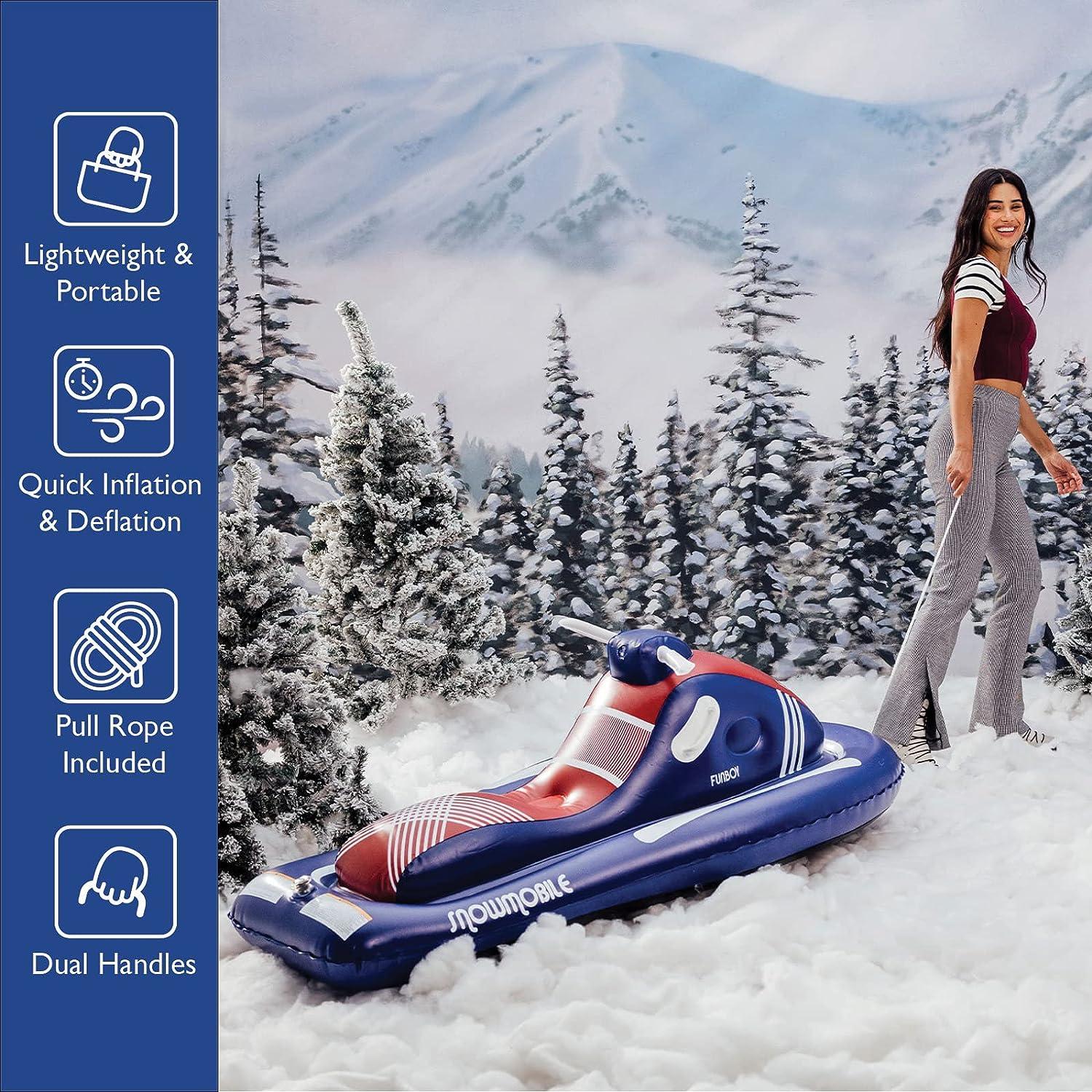 FUNBOY Winter Fun Inflatable Snowmobile - Retro Single Design | Buy Now ...