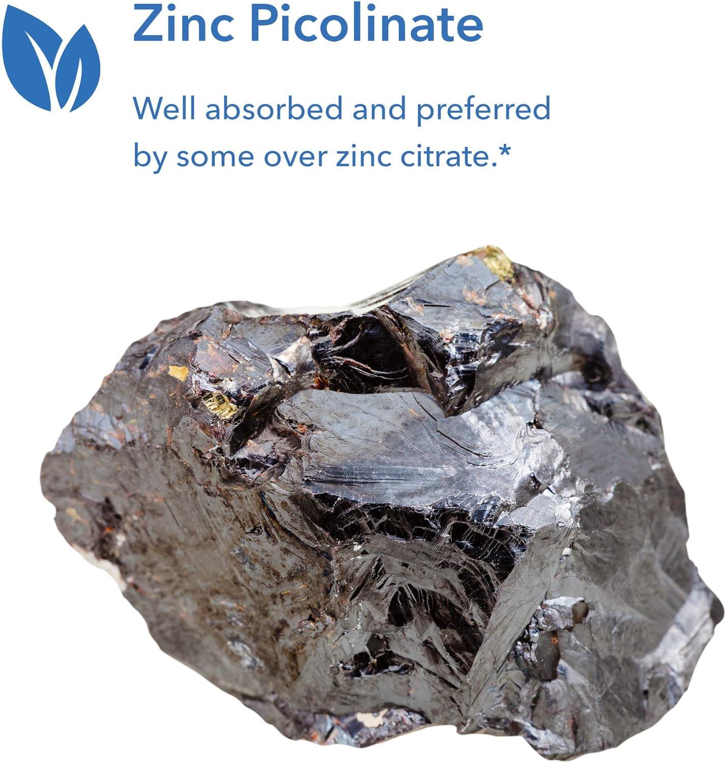 Allergy Research Group Zinc Picolinate 25 mg Immune Mood Bone