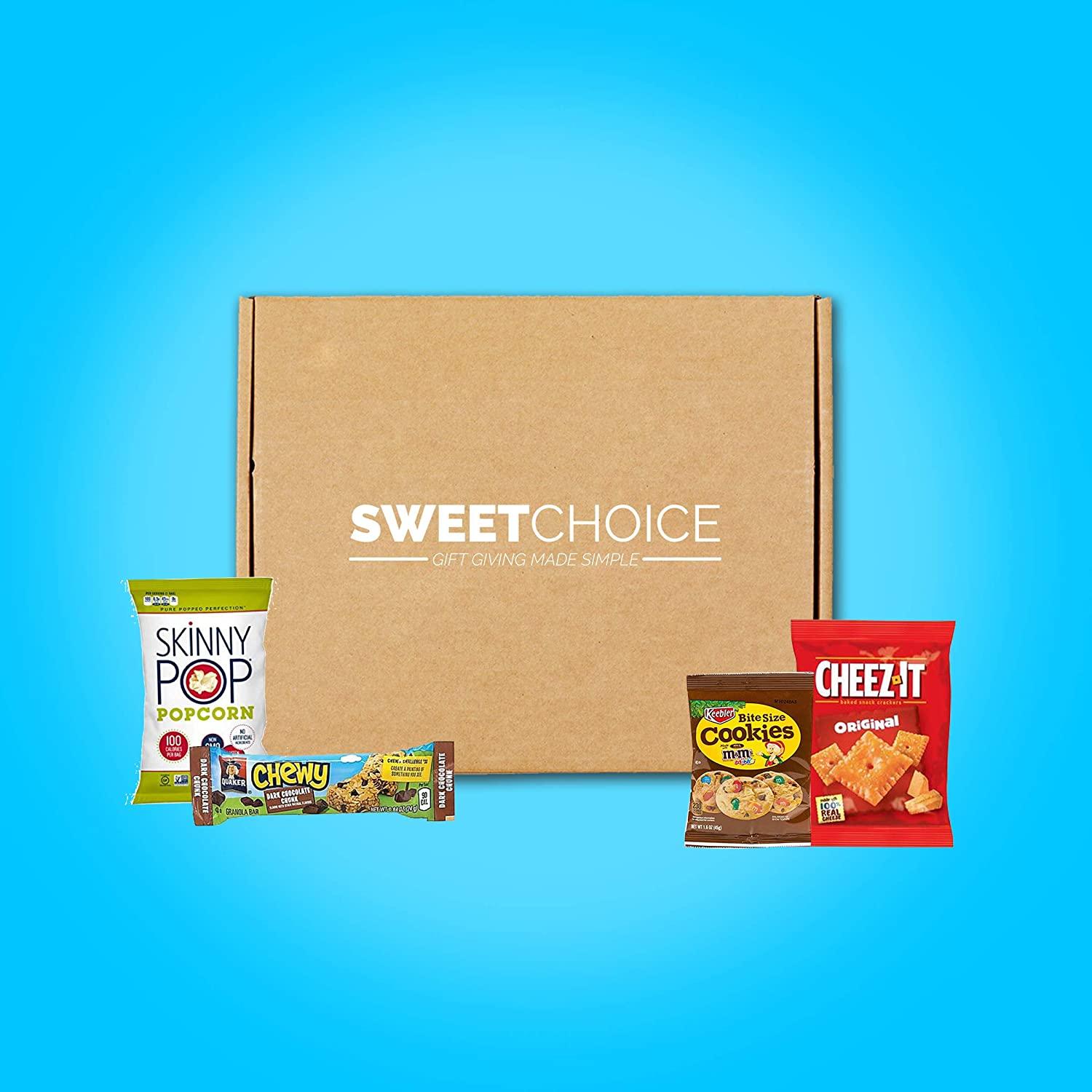 Care Package (150) Variety Snacks Gift Box Bulk Snacks - College Students,  Military, Work or Home - Over 9 Pounds of Snacks! Snack Box Fathers gift  basket gifts for men