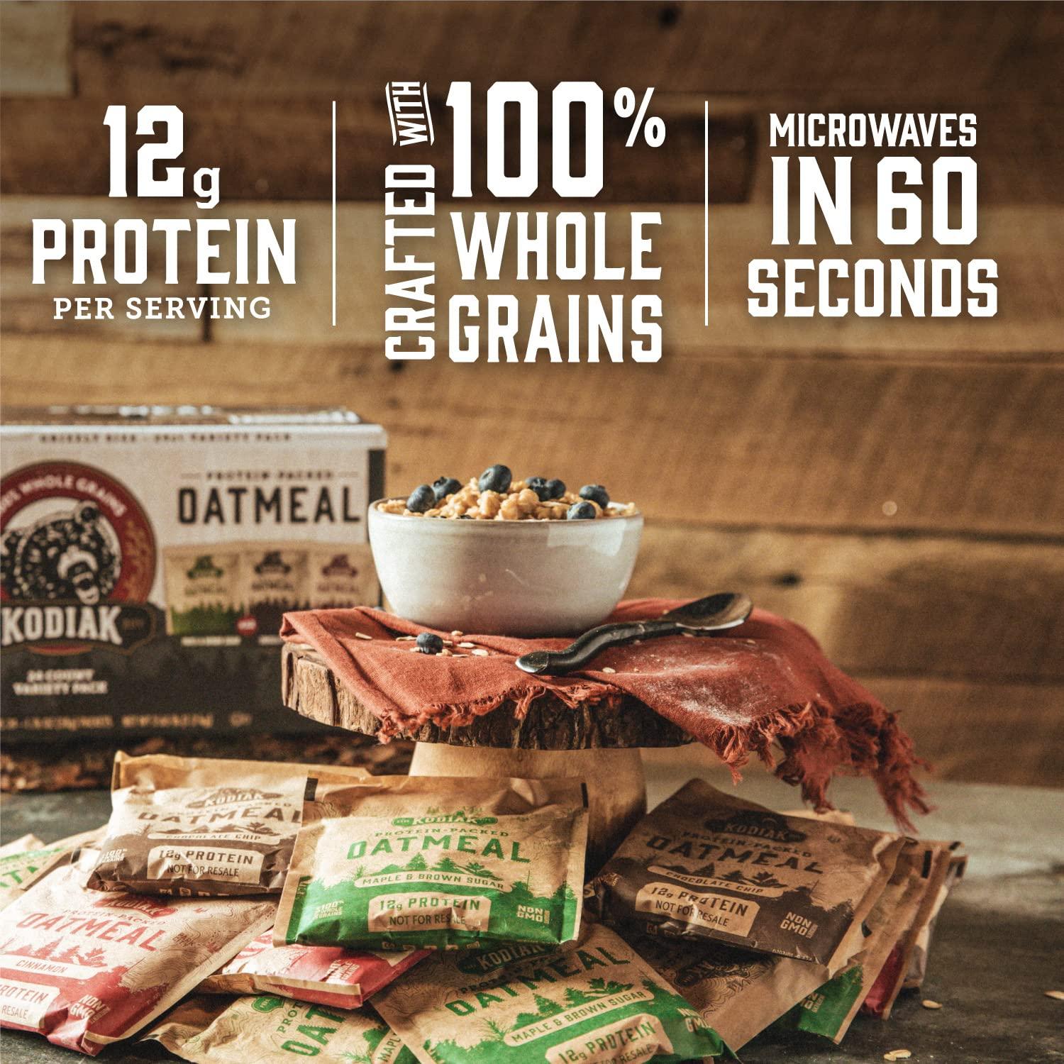 Kodiak Cakes Instant Oatmeal Packets High Protein Breakfast Food