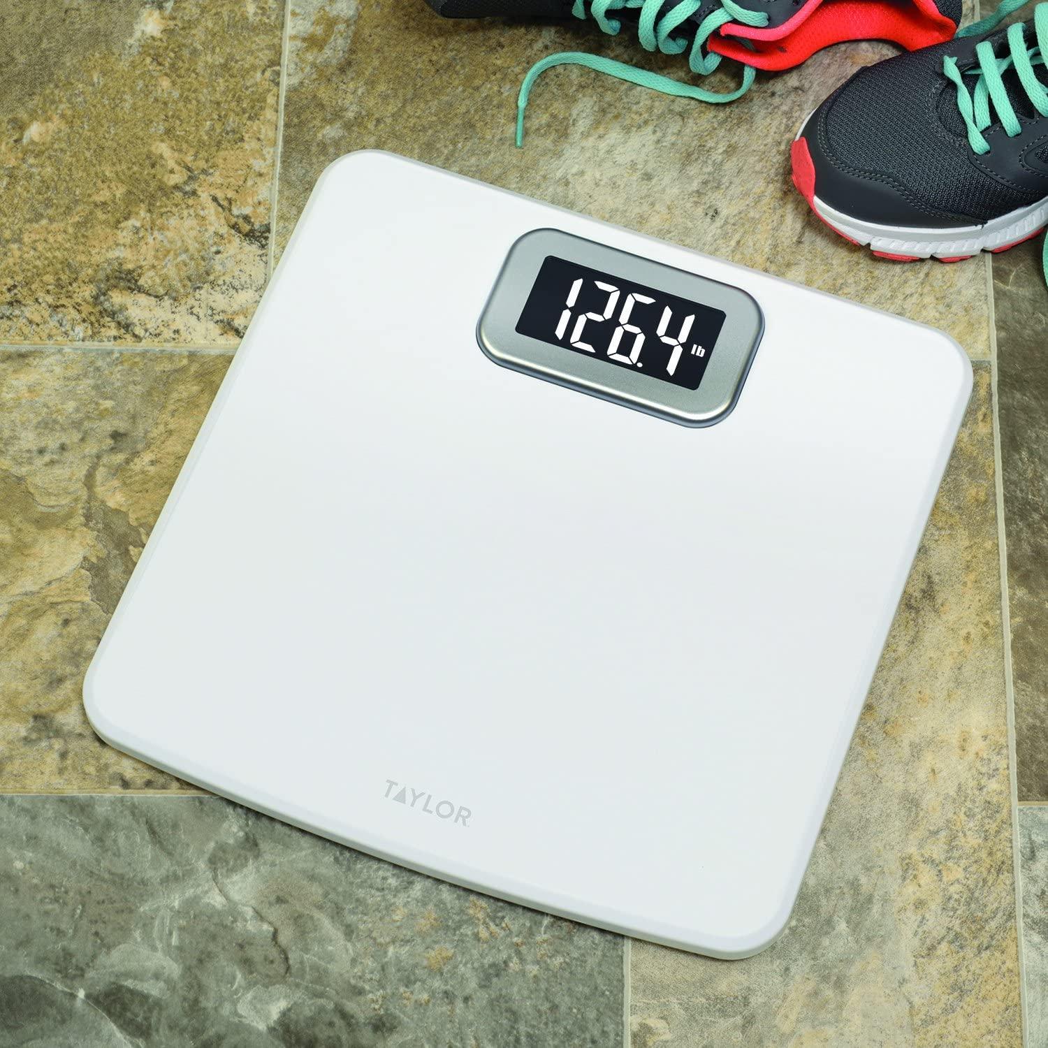 Taylor Glass Body Composition Scale with 400 lb Capacity