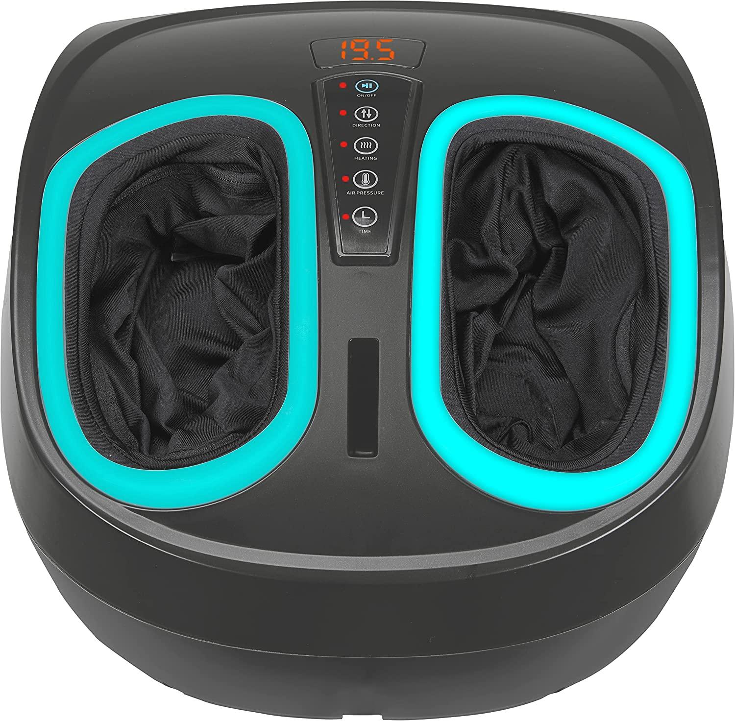 Shiatsu Foot Massager Machine with Heat Electric Deep Kneading Heated