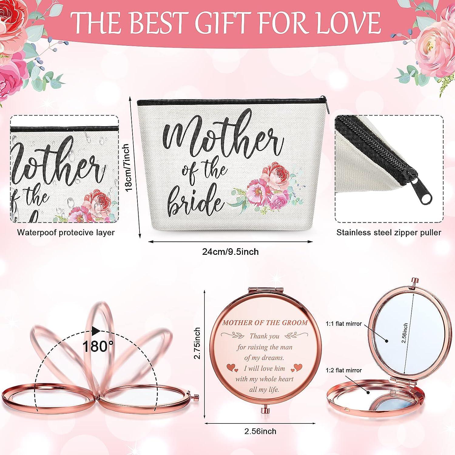 6 Pcs Wedding Gift Kit Mother of Bride and Groom Coffee Mugs 12 oz