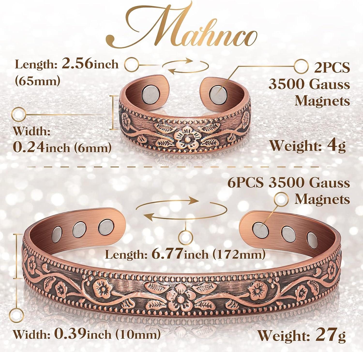 MagEnergy Copper Bracelets for Women 99.9% Pure India | Ubuy