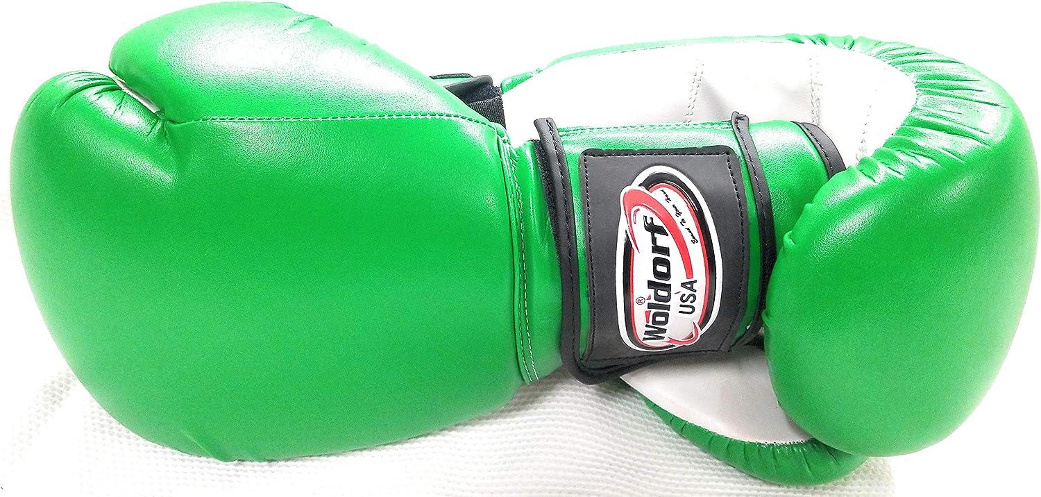Woldorf USA Water Resistant Nylon Boxing Gloves Kickboxing Muay Thai