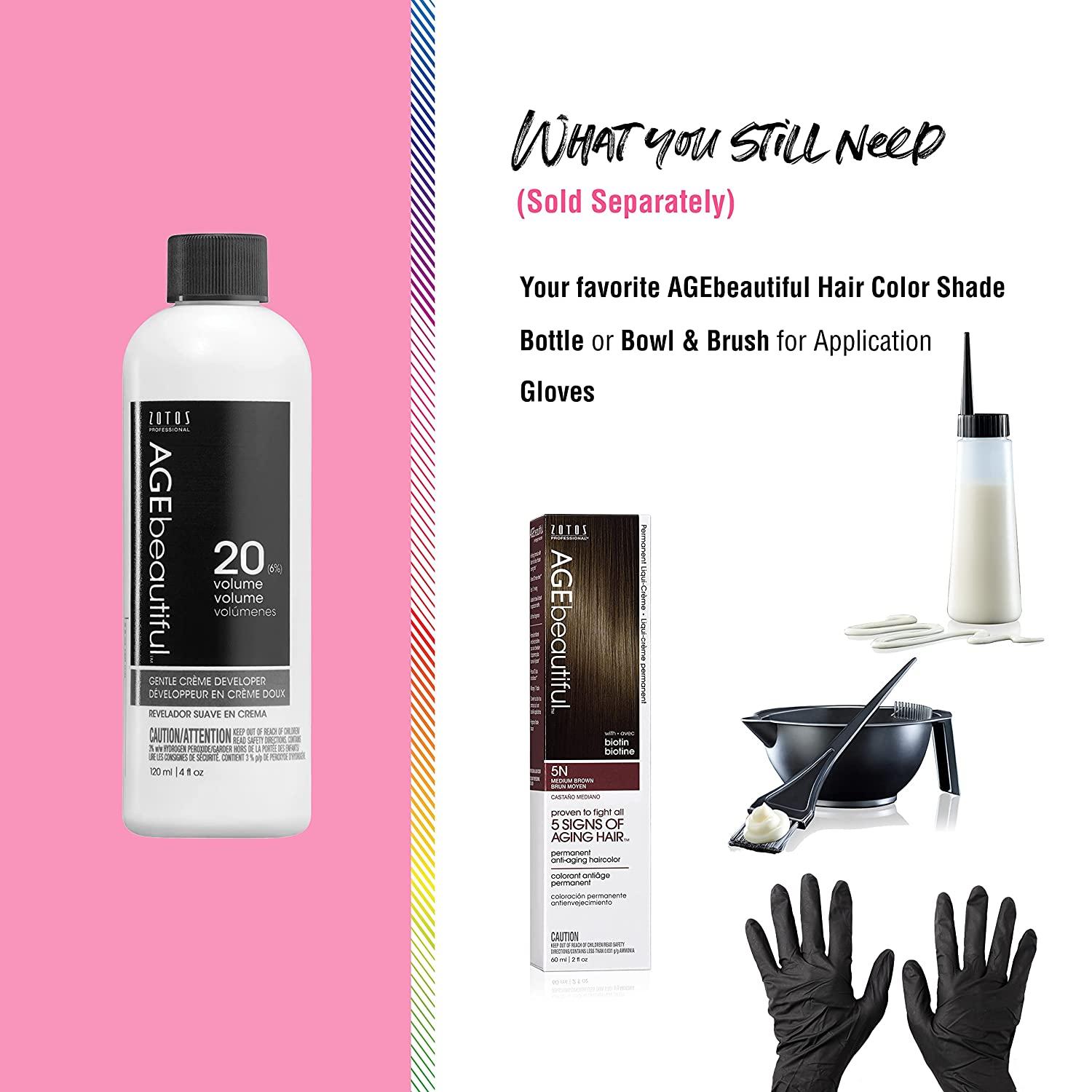 AGEbeautiful Gentle Creme Hair Developers For Professional Salon