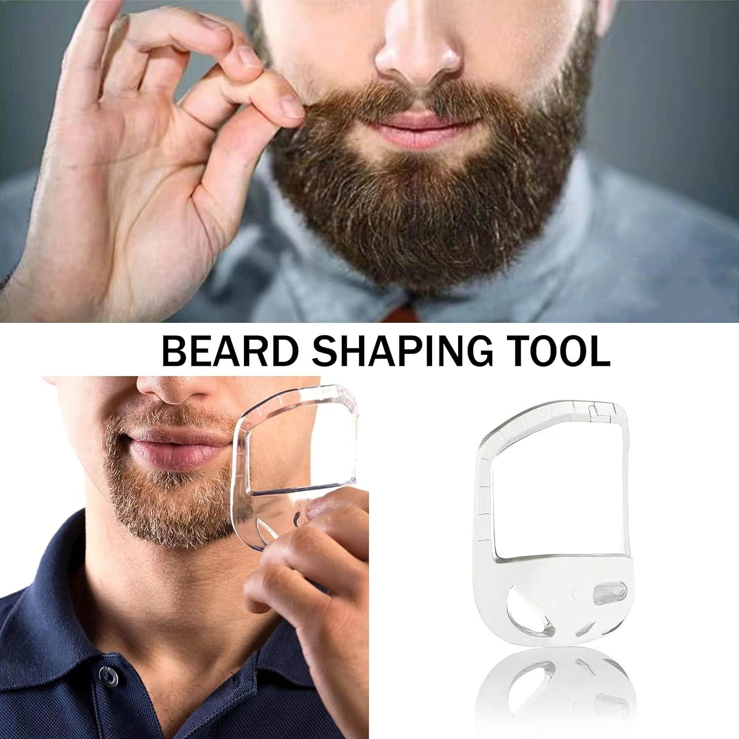 DADYOUPIN 5 Size Set Goatee Styling Templates Beard Styling Tools