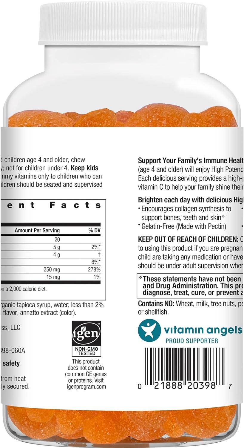 Rainbow Light Vitamin C Gummies High Potency for Antioxidant & Immune