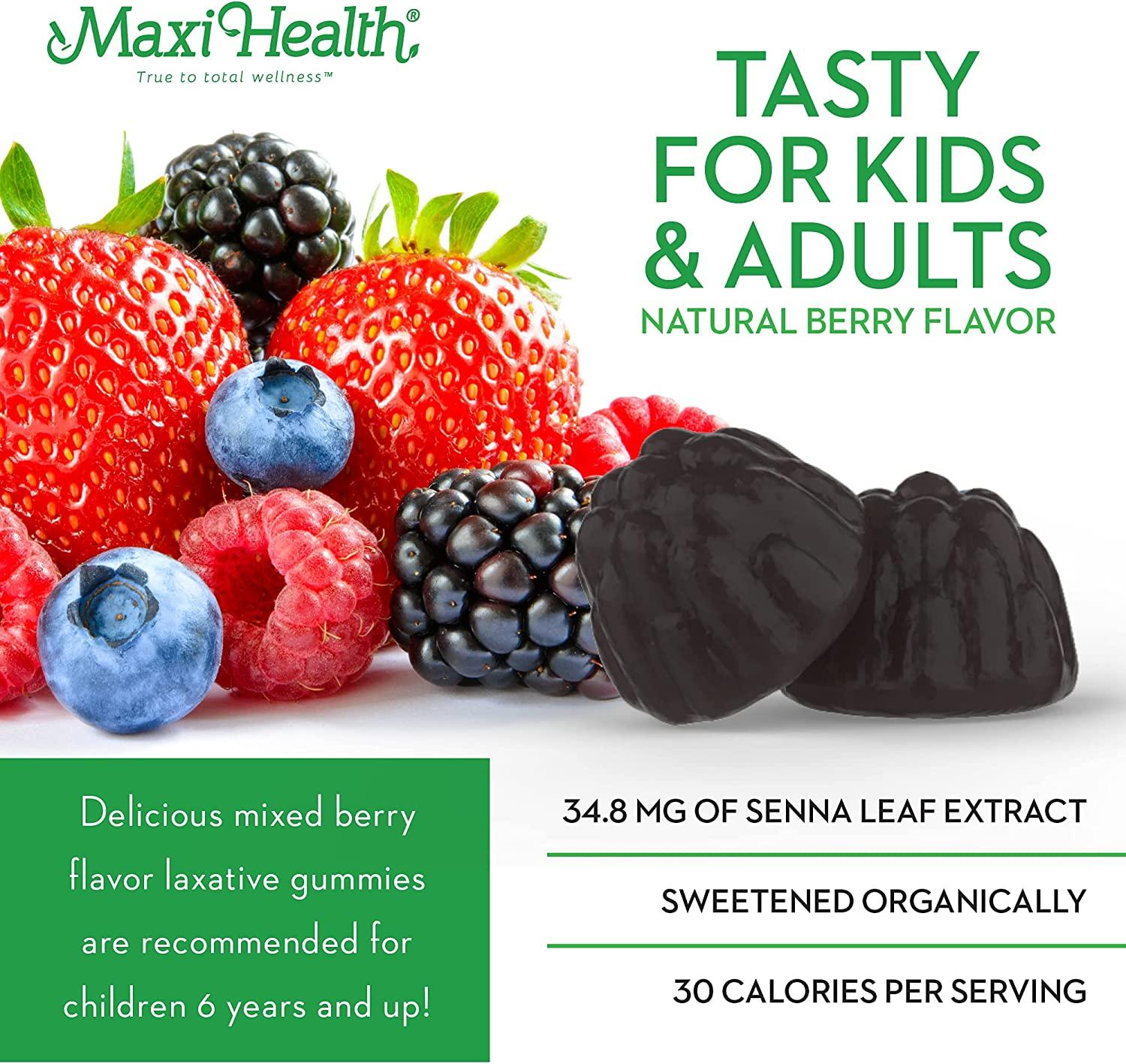 Laxative Gummies Natural Senna for Kids & Adults Constipation