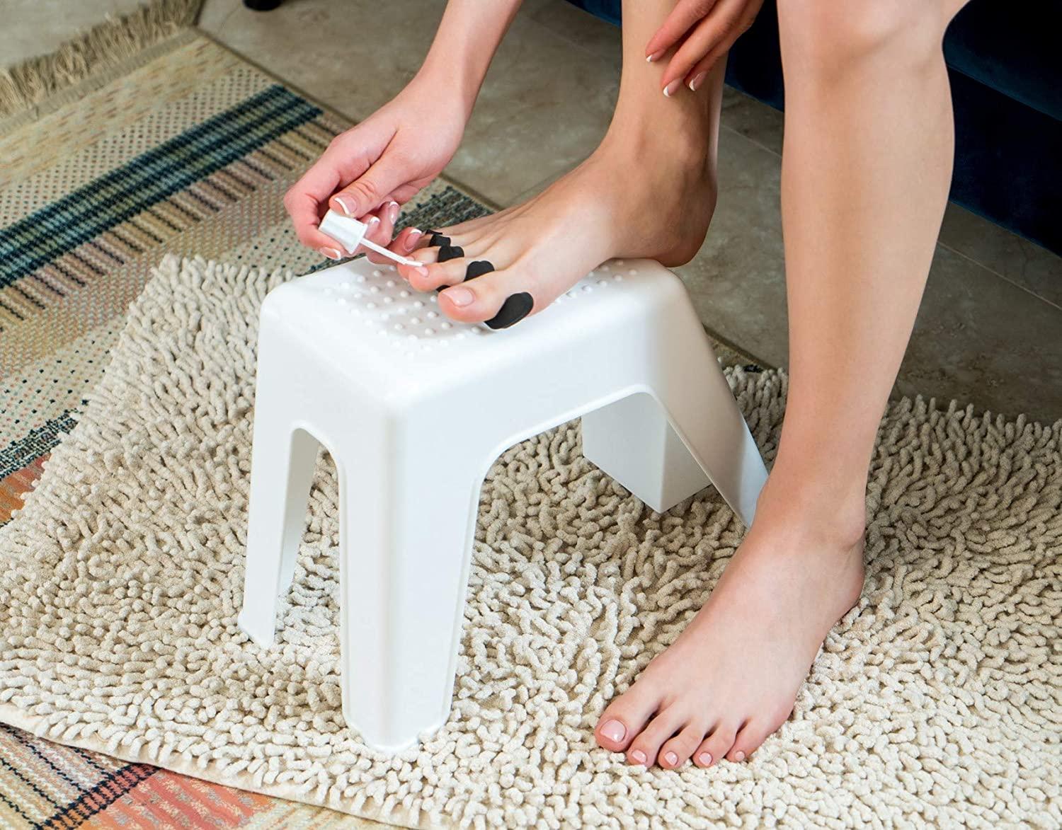 Demi's Home Shower Foot Rest - Pedicure Foot Rest - Pink - (Supplies Not  Included)