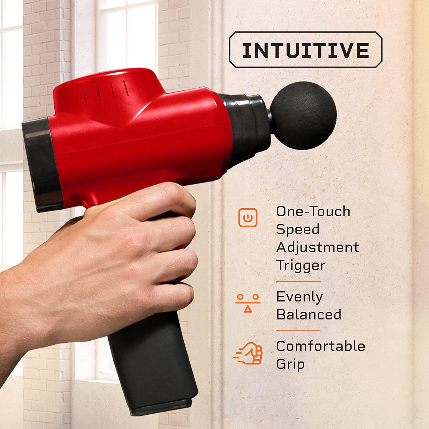 LifePro Sonic Pro Percussion Massage Gun Deep Tissue Percussive Back