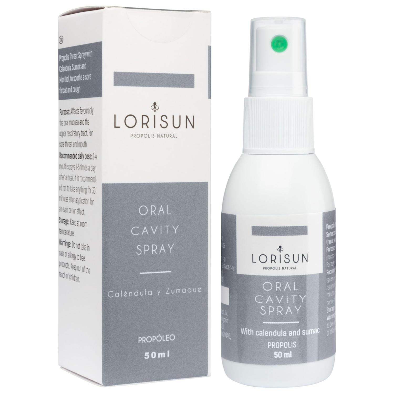 LORISUN Propolis with Calendula Throat Spray Propolis Spray for Sore Throat and Oral