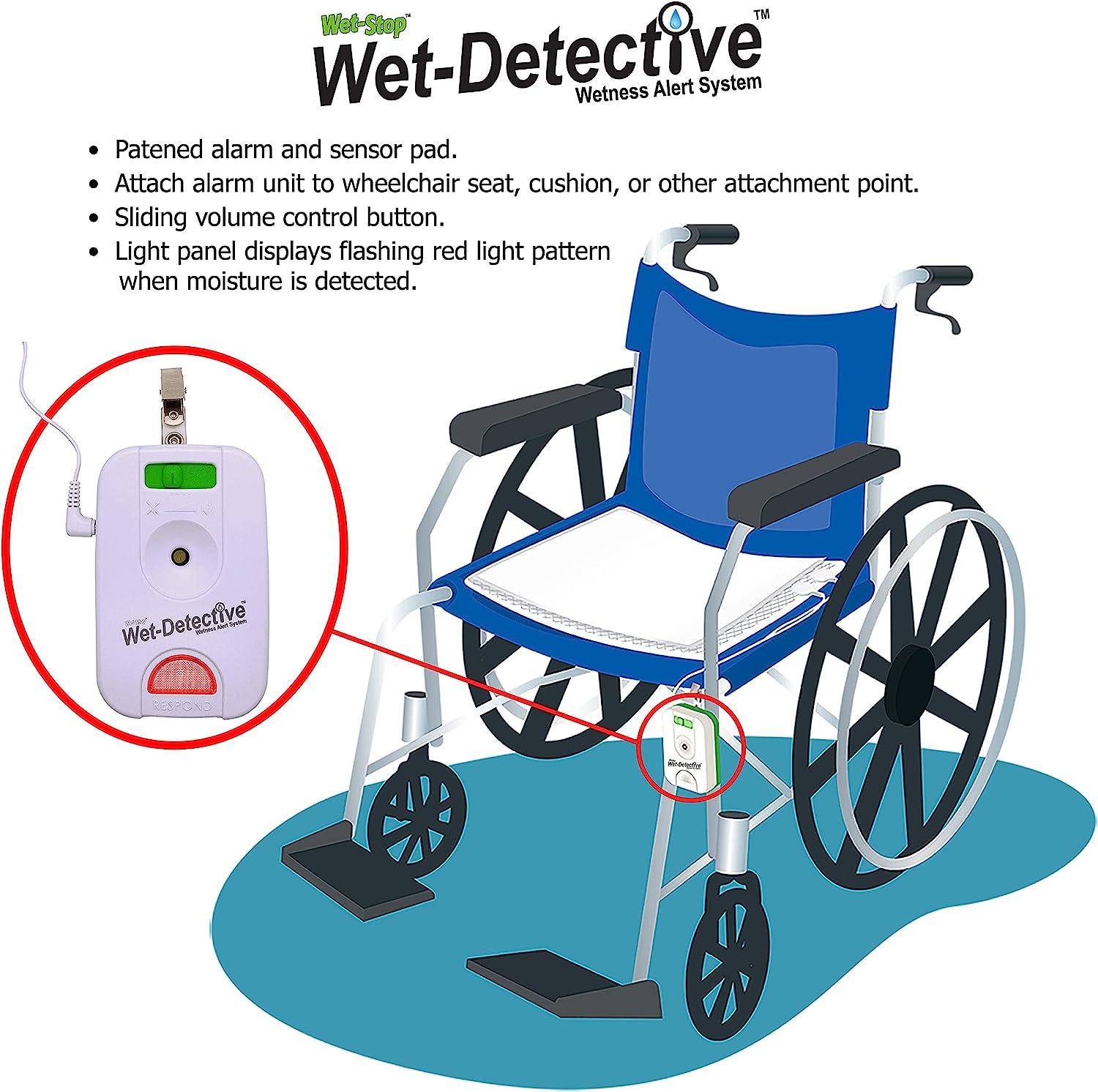 Wet Detective Bedwetting Kit, Incontinence & Bedwetting Alarm System