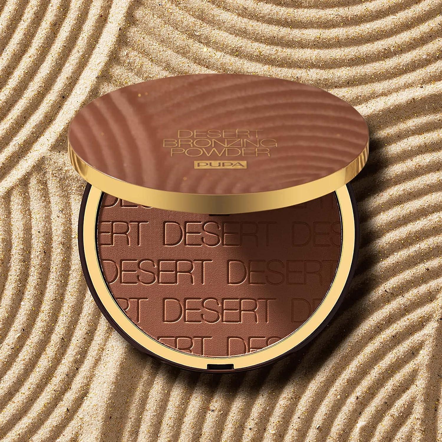 PUPA Milano Desert Bronzing Powder - Deep Color for Radiant Glow ...