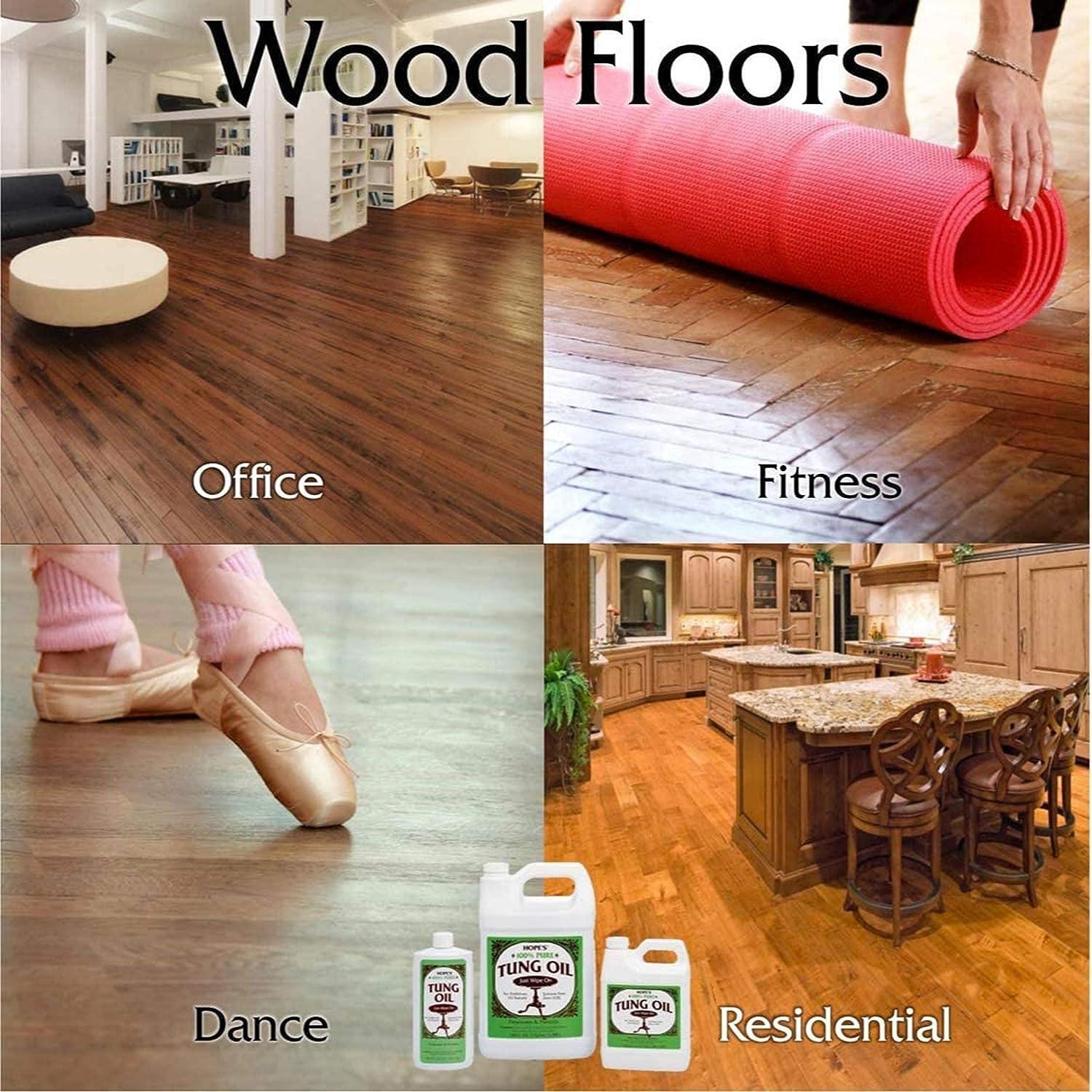 HOPE'S 100 Pure Tung Oil, Waterproof Natural Wood Finish and Sealer