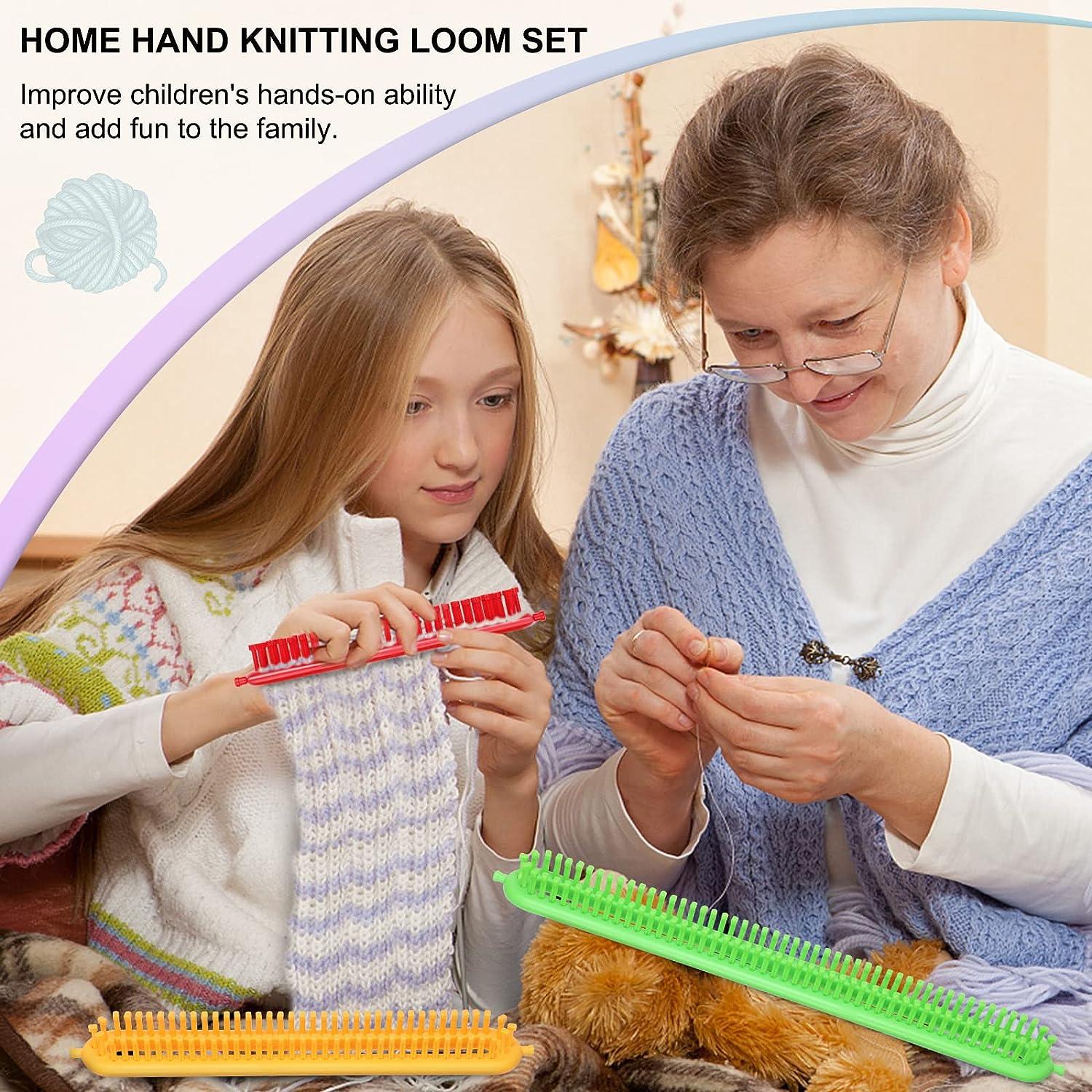 Plastic Large Knitting Loom Aeelike Long Knitting Loom Set 47cm