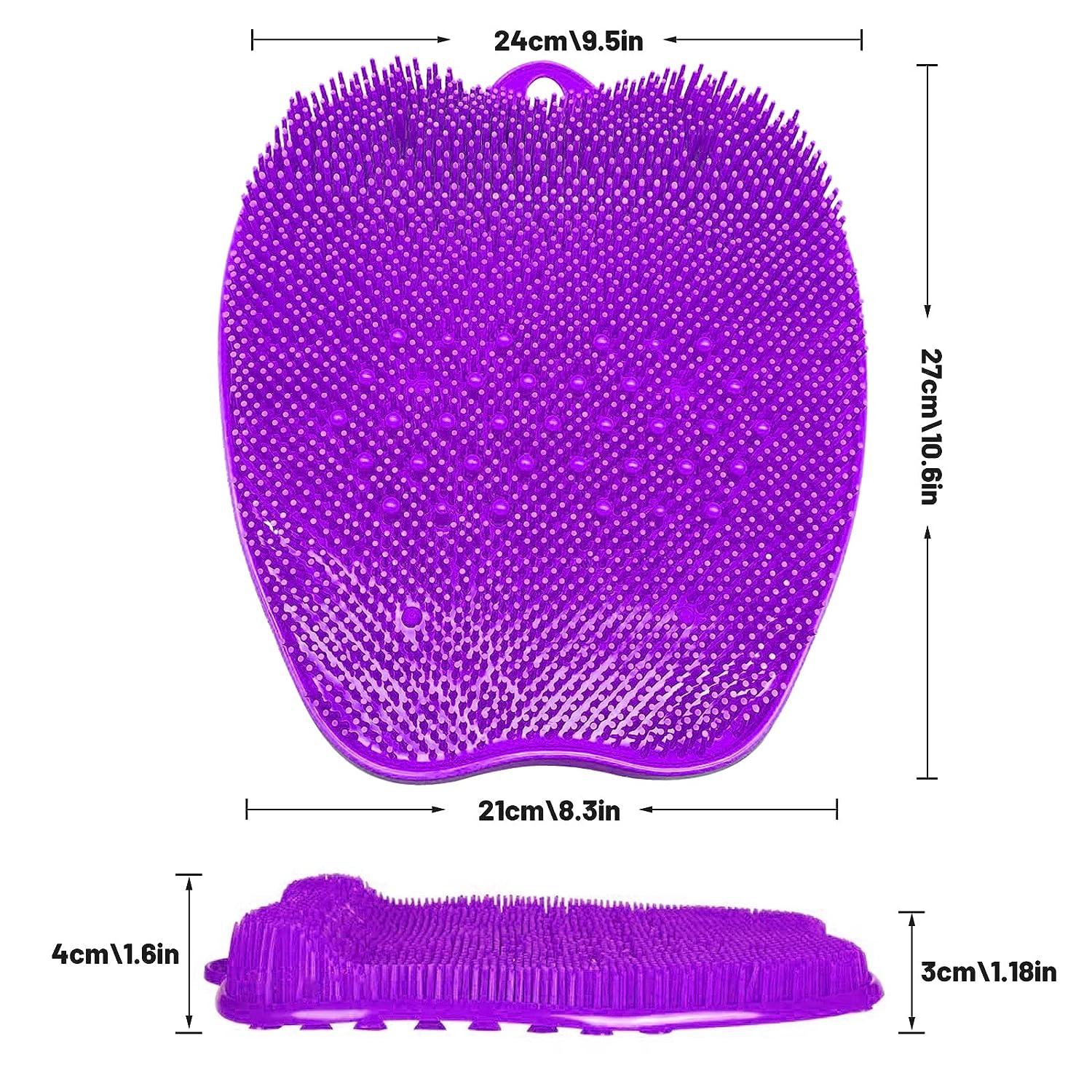 Shower Foot Massager Scrubber Mat NonSlip with Suction Cups