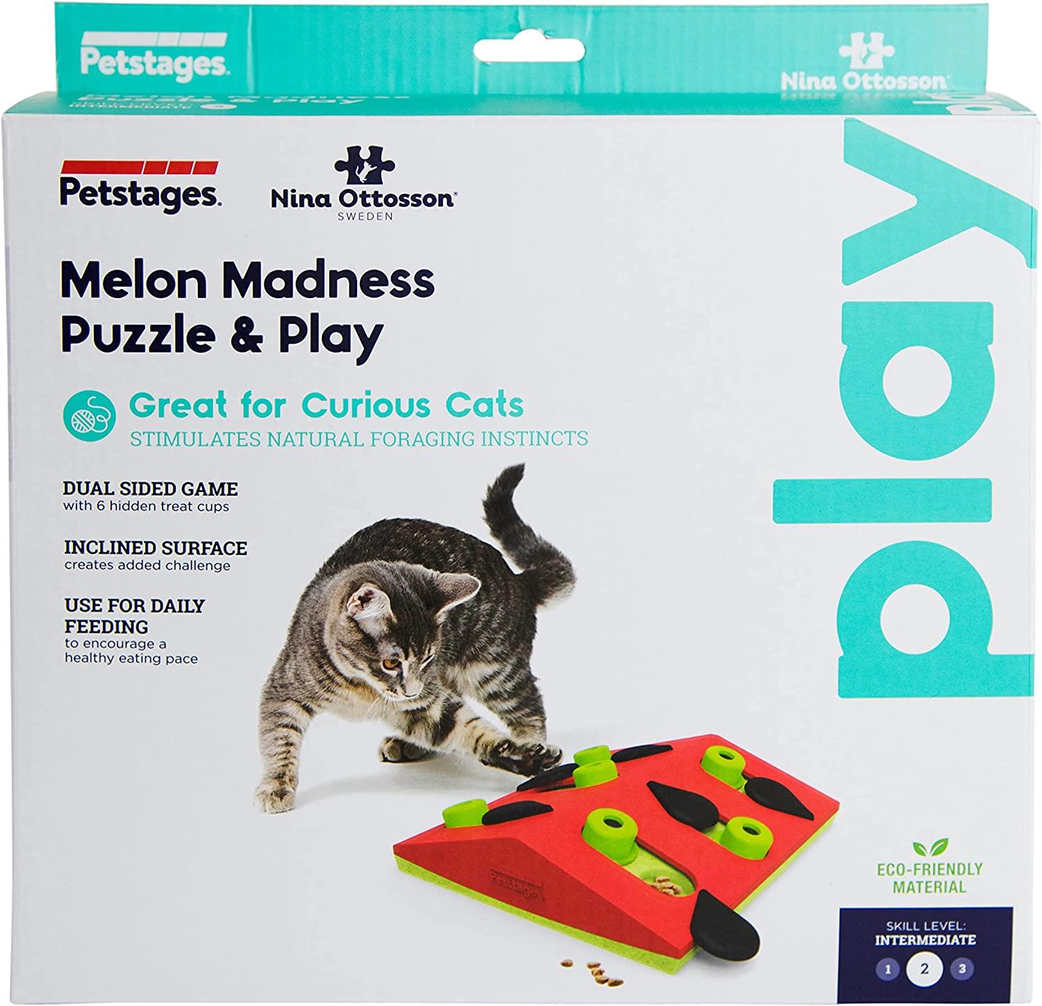 Nina Ottosson by Petstages Buggin' Out Puzzle & Play - Interactive Cat  Treat Puzzle 
