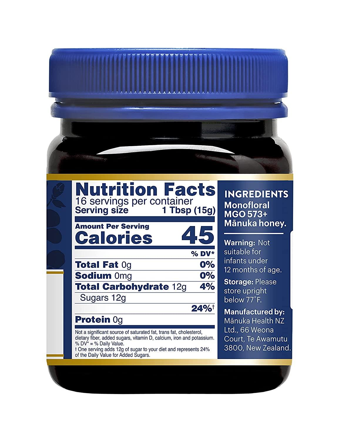 Buy Manuka Health Manuka Honey MGO 573+ - 8.8 oz (250 g) | Premium
