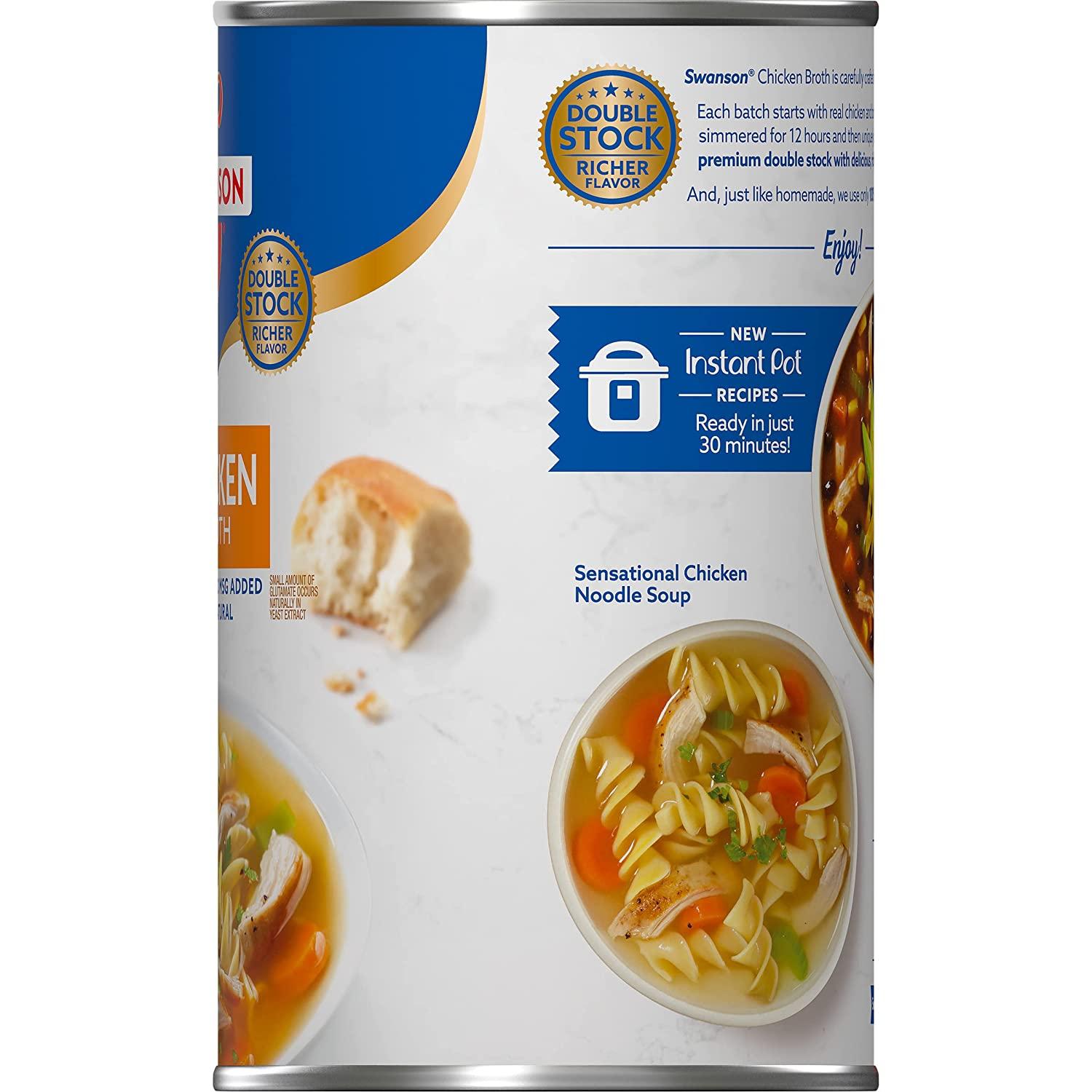Swanson Chicken Broth, 49.5 oz. Can