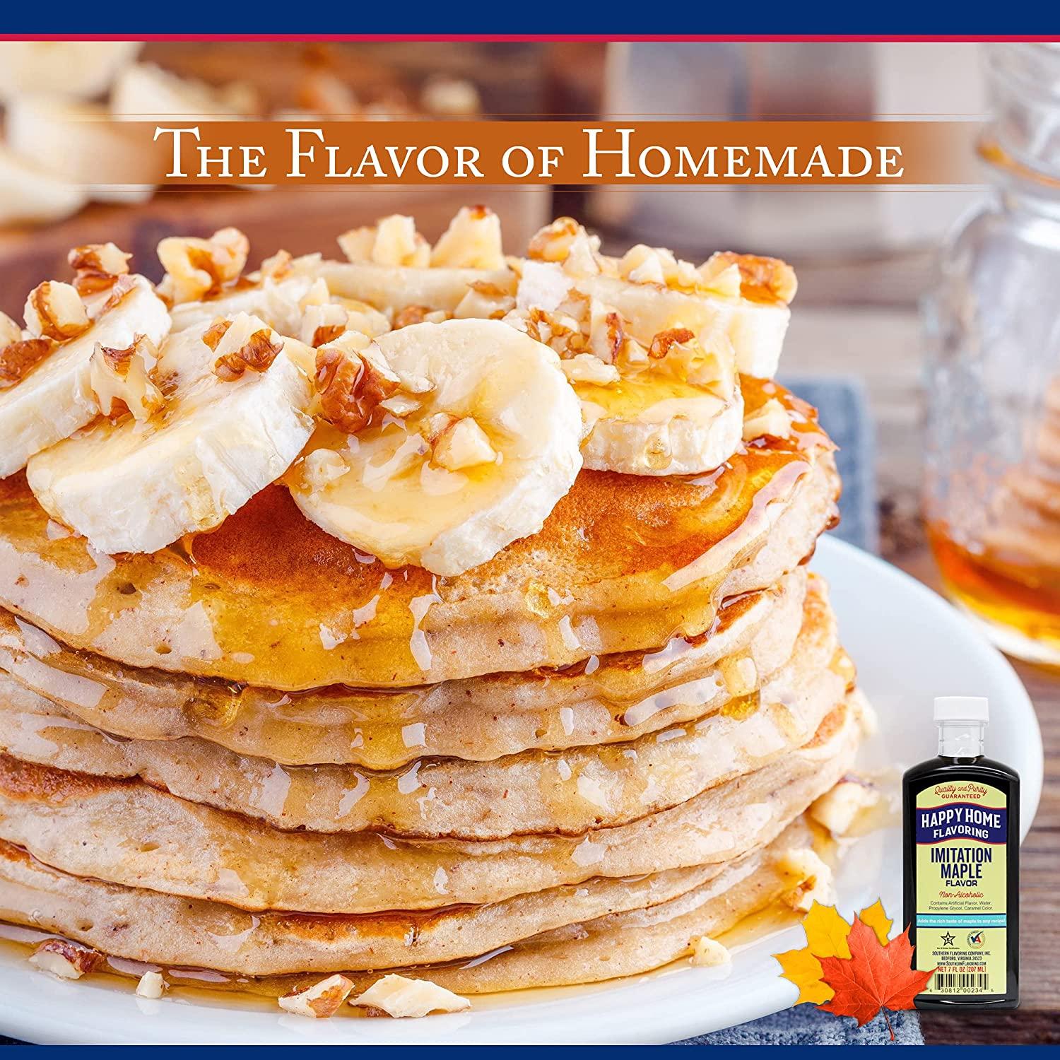 Happy Home Imitation Maple Flavoring 7 oz NonAlcoholic & Certified