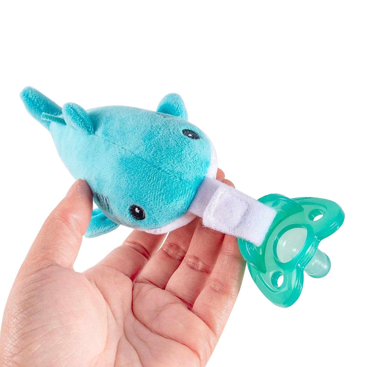 Baby Infant Pacifier Plush Whale