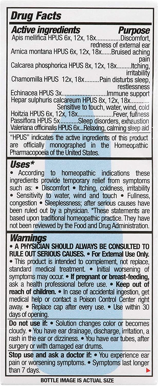 Earache Relief PM Ear Drops for Swimmer's Ear, Allergy Irritation and