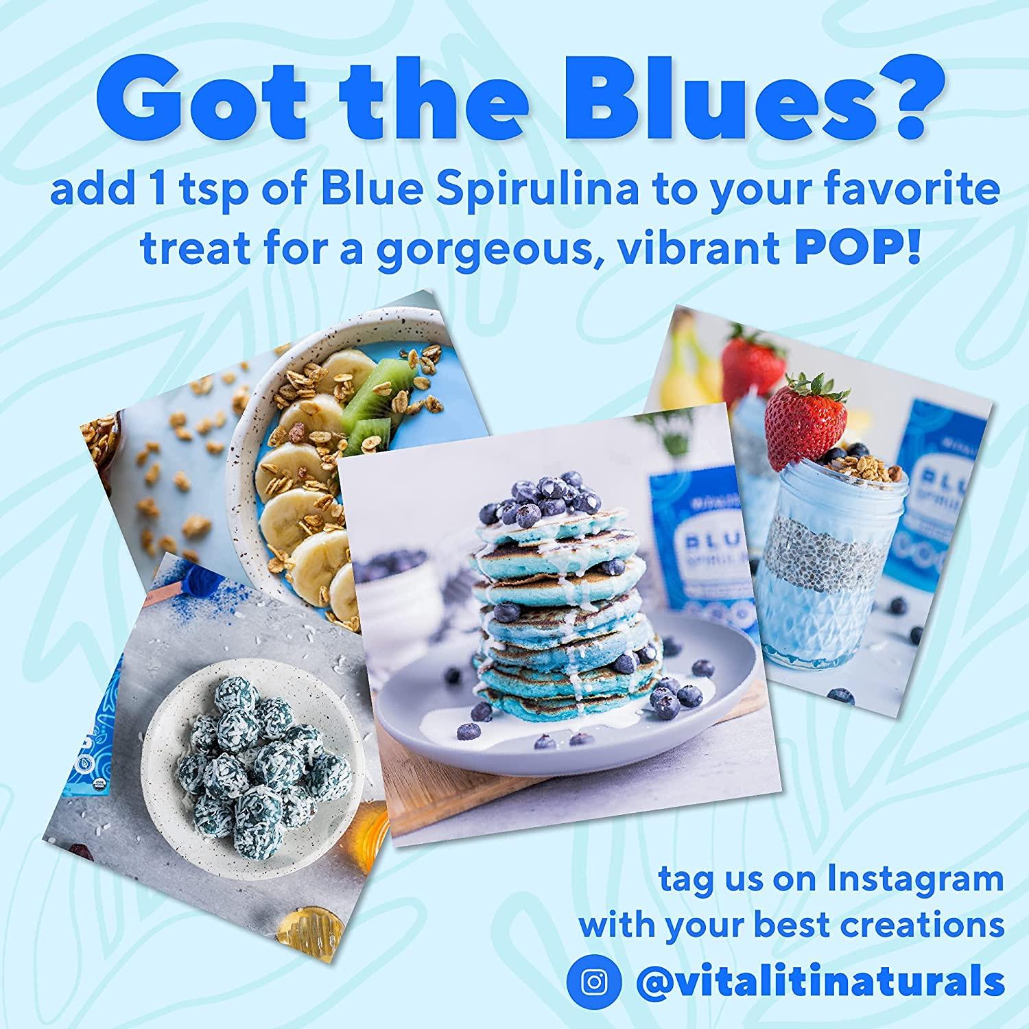 Natural Food Coloring, Blue (Spirulina) 
