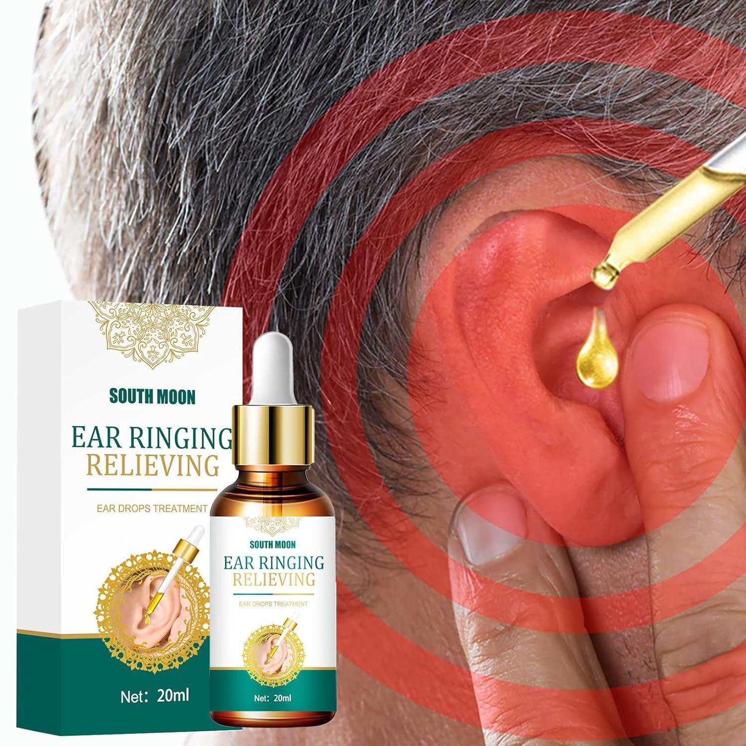 Tinnitus Relief Ear Ringing Treatment Ear Drops 20ml White One Size
