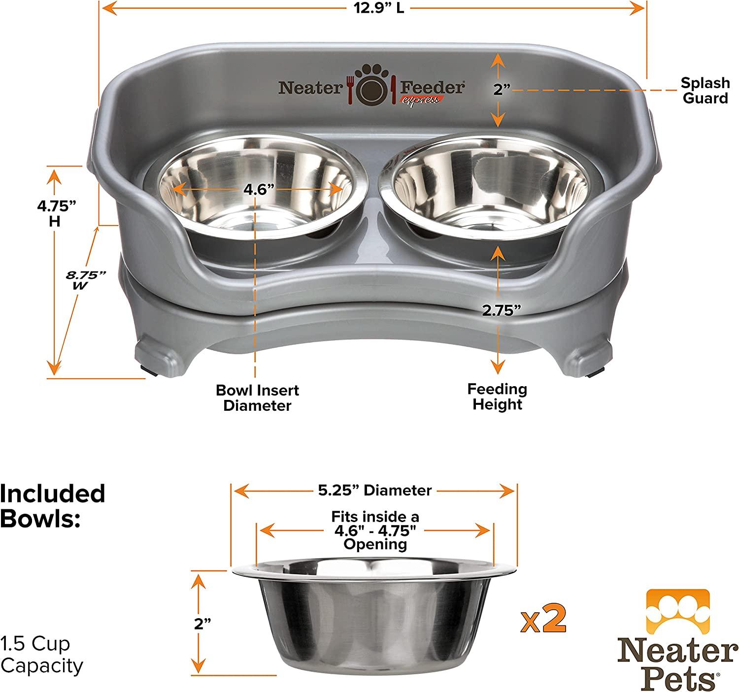 Neater Pets Big Bowl with Leg Extensions for Dogs - Raised for