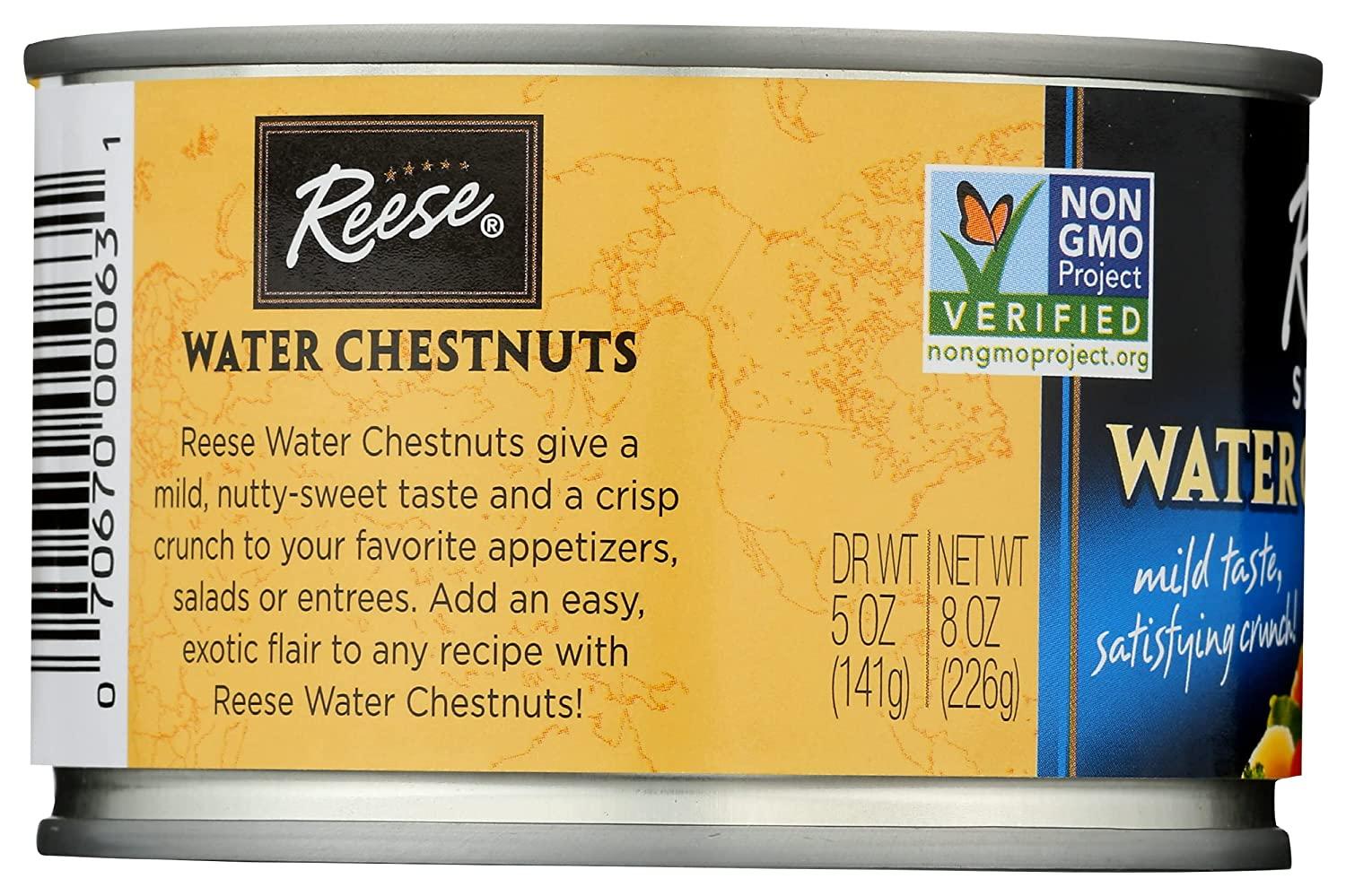 REESE Sliced Water Chestnuts, 8 OZ