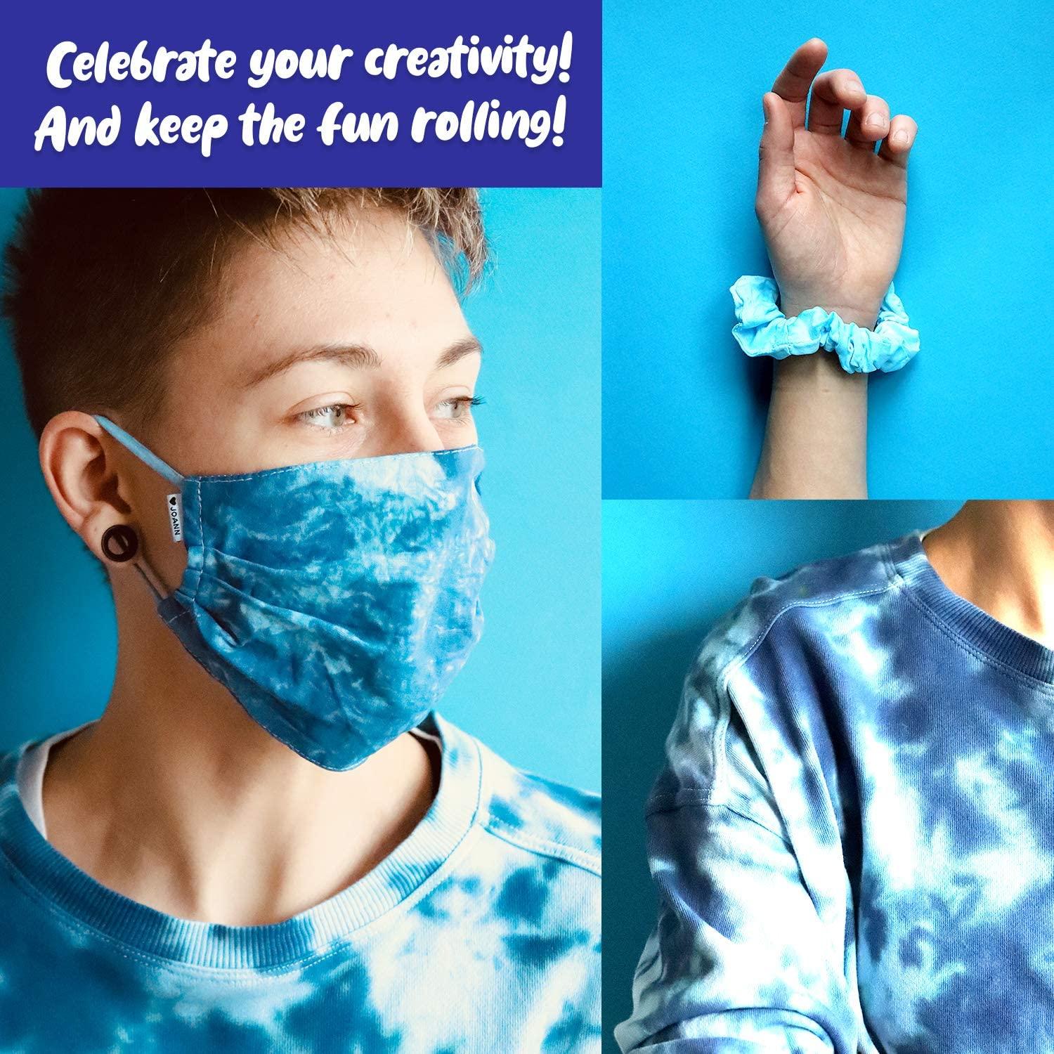 Blue Colors Tie Dye Kit in Beach Bum Blue Tie Dye Custom Clothing Dye