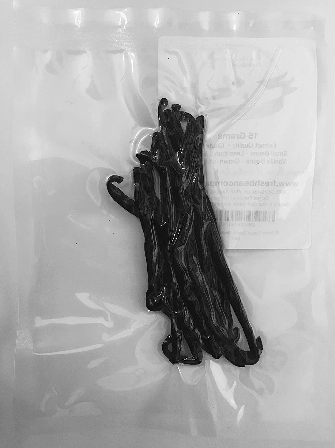 15 Grams Extract Grade B Small Mexican Vanilla Beans (15 Grams) 0.52