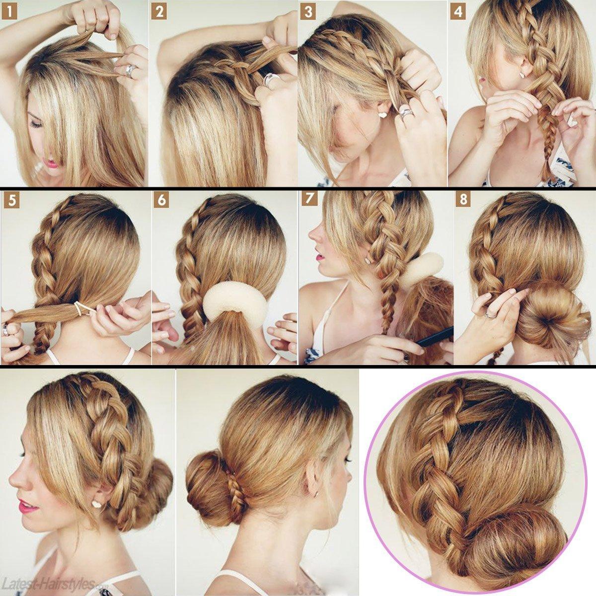 Clothoty Extra Big Hair Bun Donut Maker Ring Style Dutt