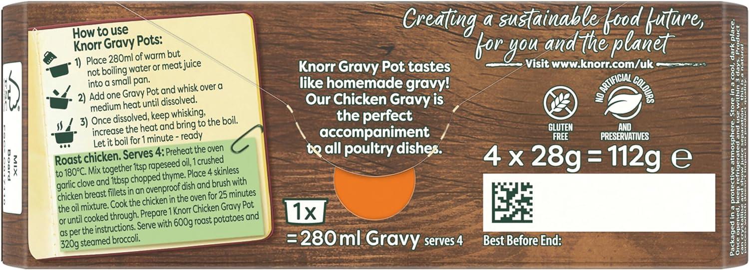 Knorr Chicken Gravy Pot Homemade Taste 112g