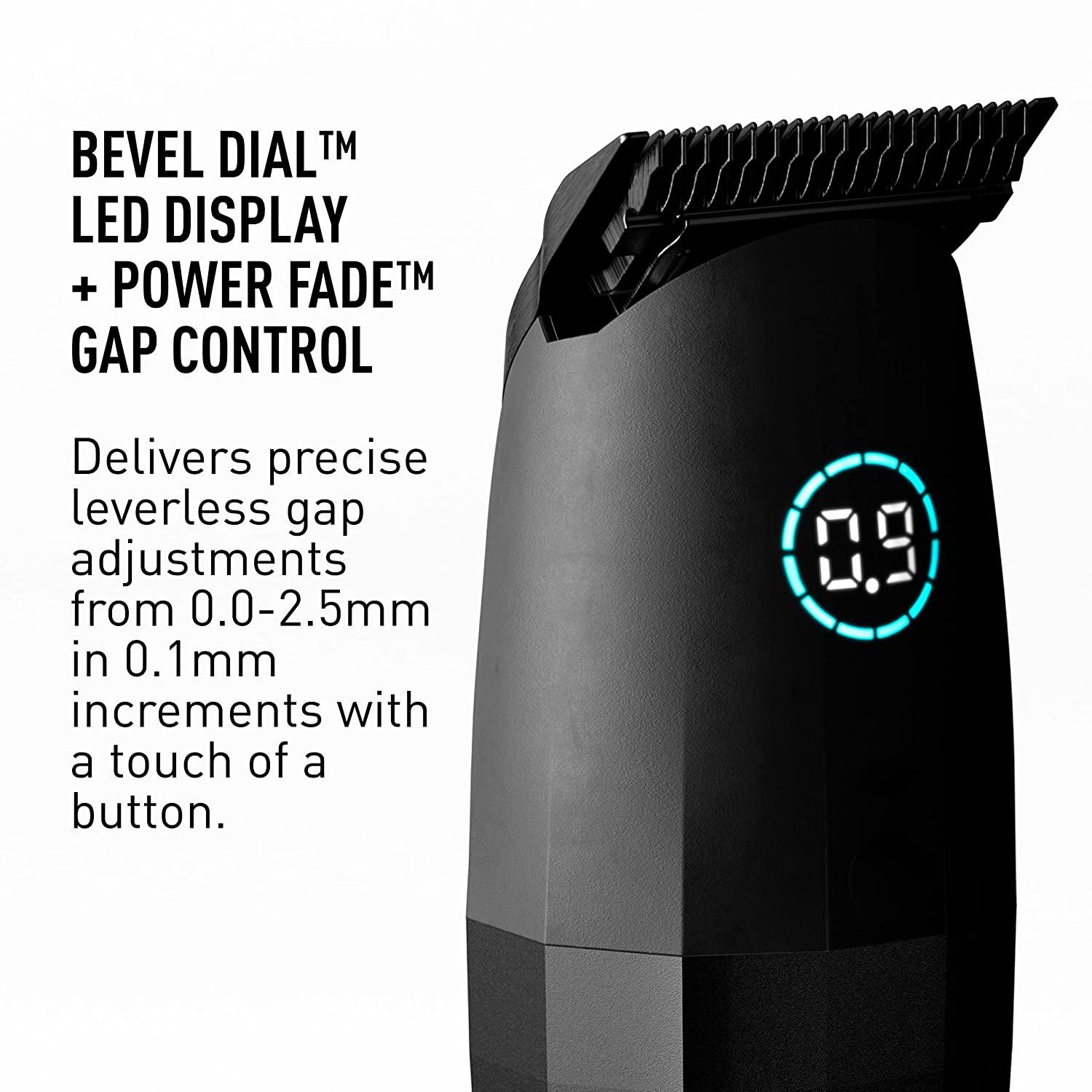 Professional All-in-One Hair Clipper & Trimmer by Bevel, Zero Gap, Barber  Supplies, Trimmer for Men, Cordless, Rechargeable, 4 Hour Battery Life,Black