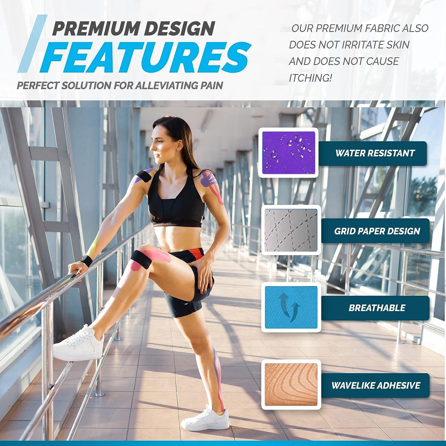 Sensitive Skin Kinesiology Tape Latex Free 16ft Uncut Roll