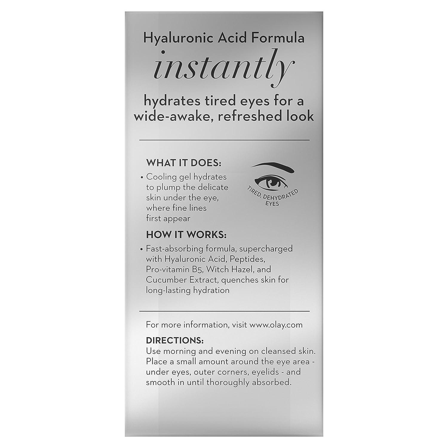 Olay Eyes Deep Hydrating Eye Gel with Hyaluronic Acid 0.5 fl oz