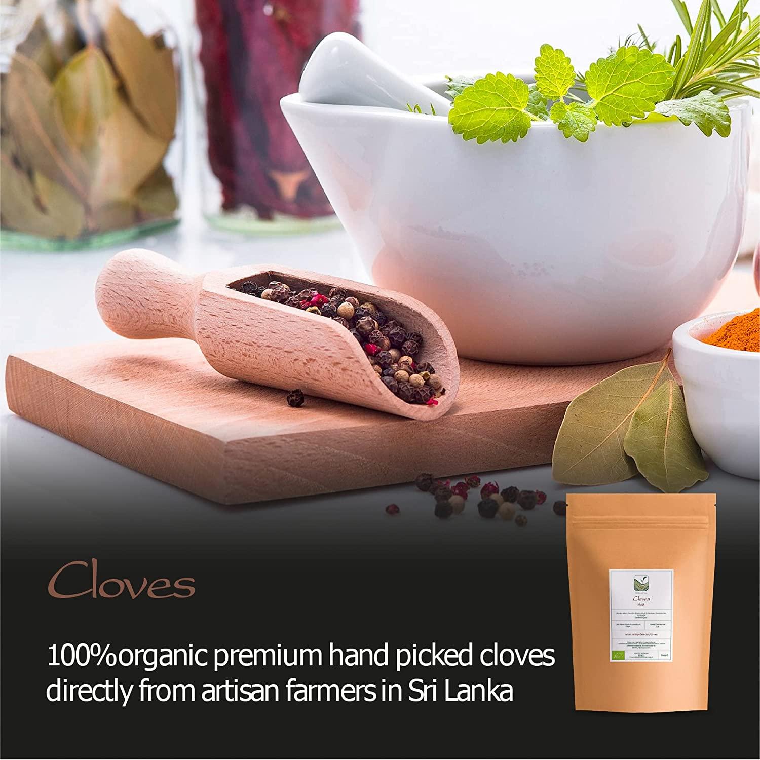 Organic Cloves Whole Spice from Sri Lanka 100g (3.52 oz) Pack