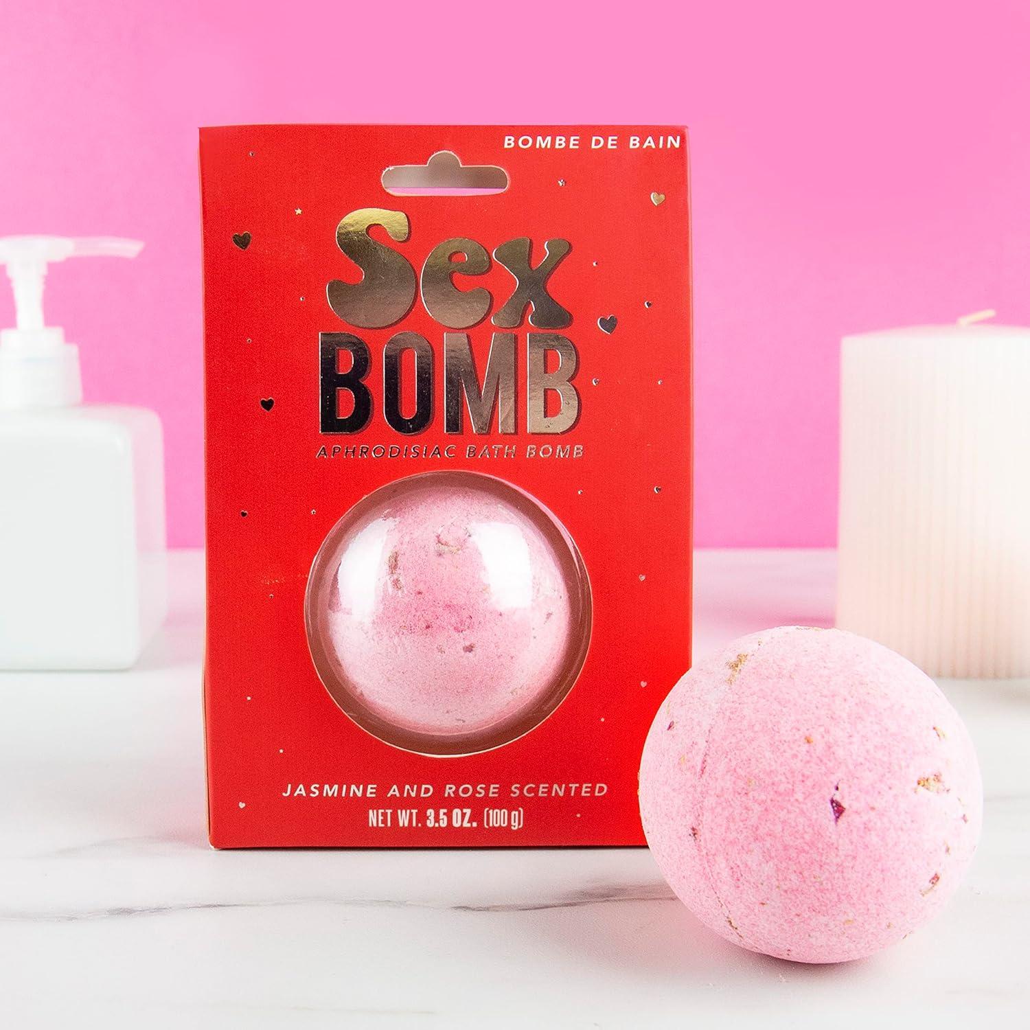 Sex Bomb Bath Bomb - Calming Jasmine & Rose Scented | Buy Now with Express  International Delivery