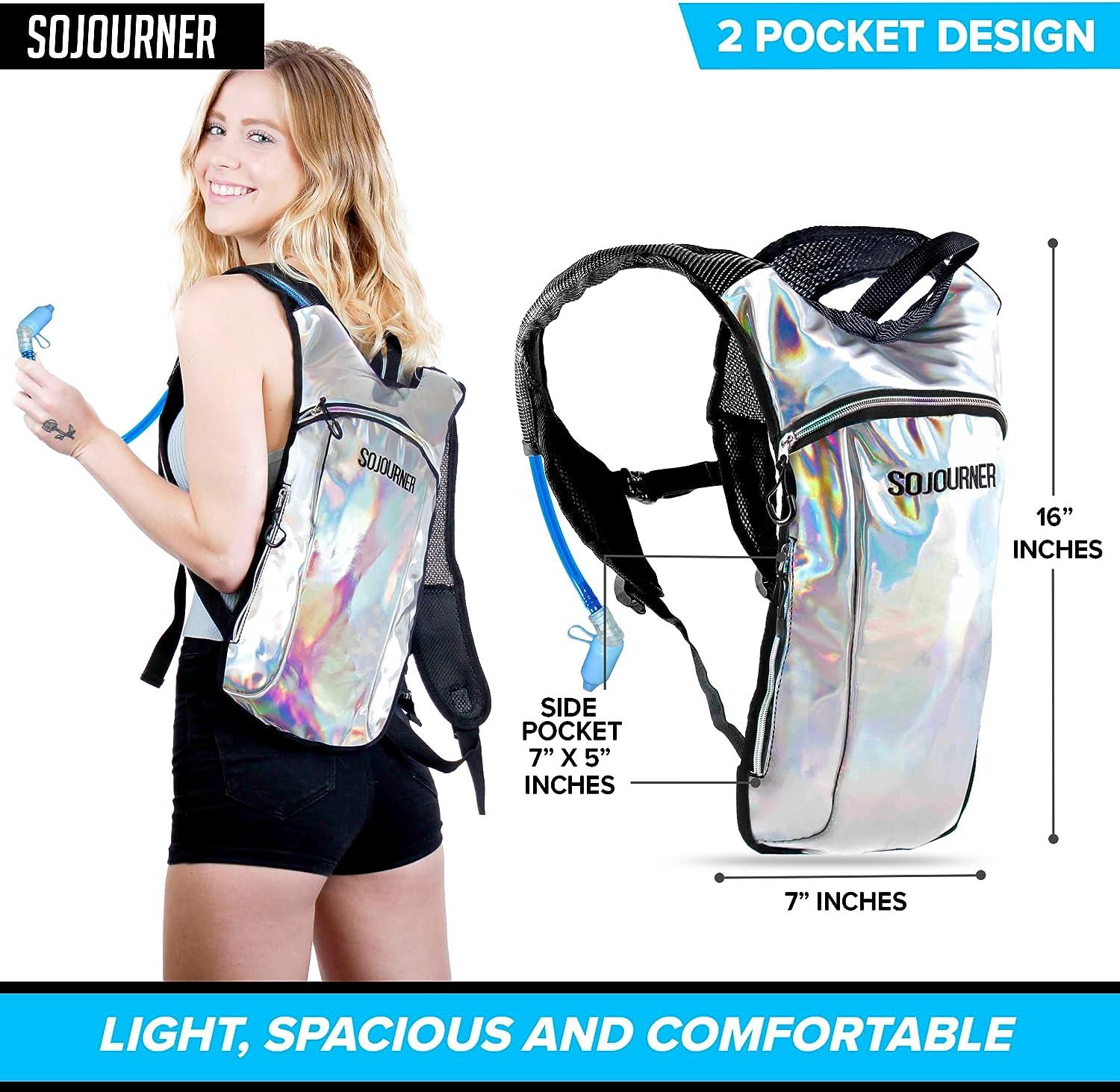 Sojourner Hydration Pack 2L Hydration Bladder for Festival, Hiking