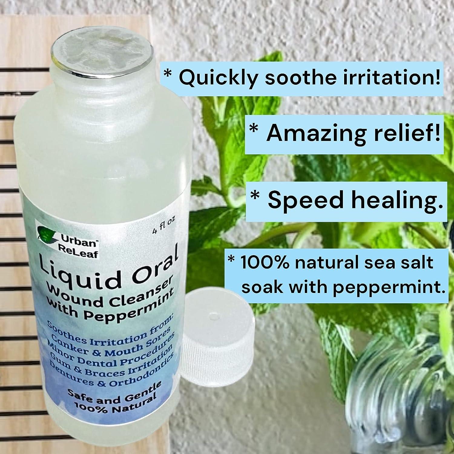 Urban ReLeaf Liquid Oral Wound Cleanser with Peppermint ! Soothe