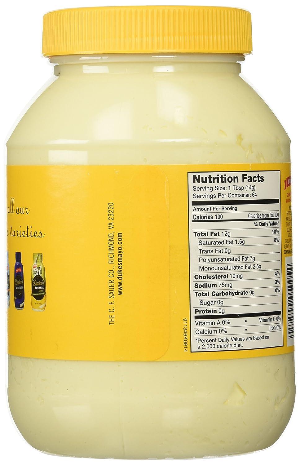 Duke's Mayonnaise 32oz Pack of 2 64 Fl Oz Total
