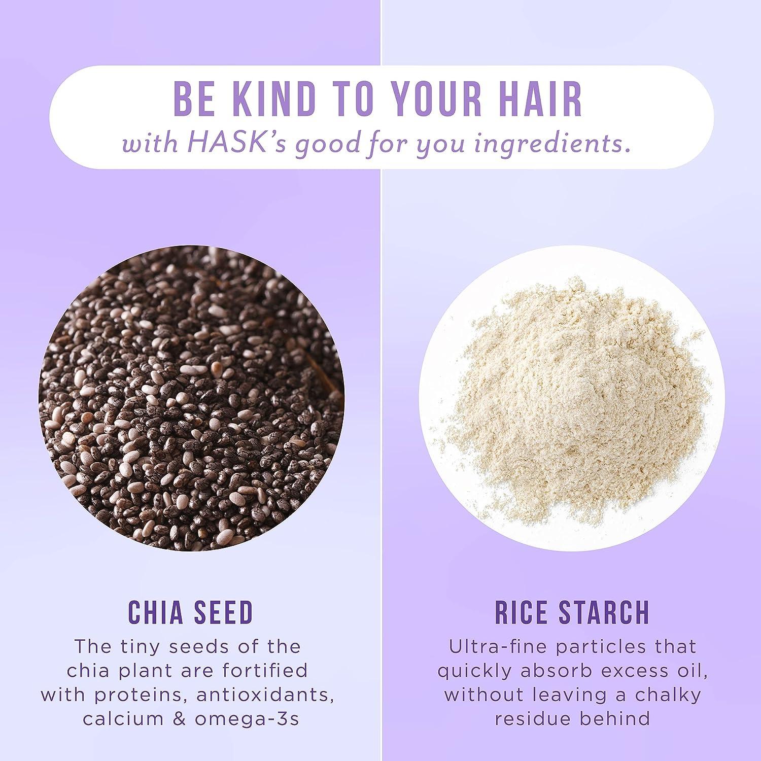 Hask Chia Seed Longlasting Absorption Volumizing Dry Shampoo 6.5 Oz