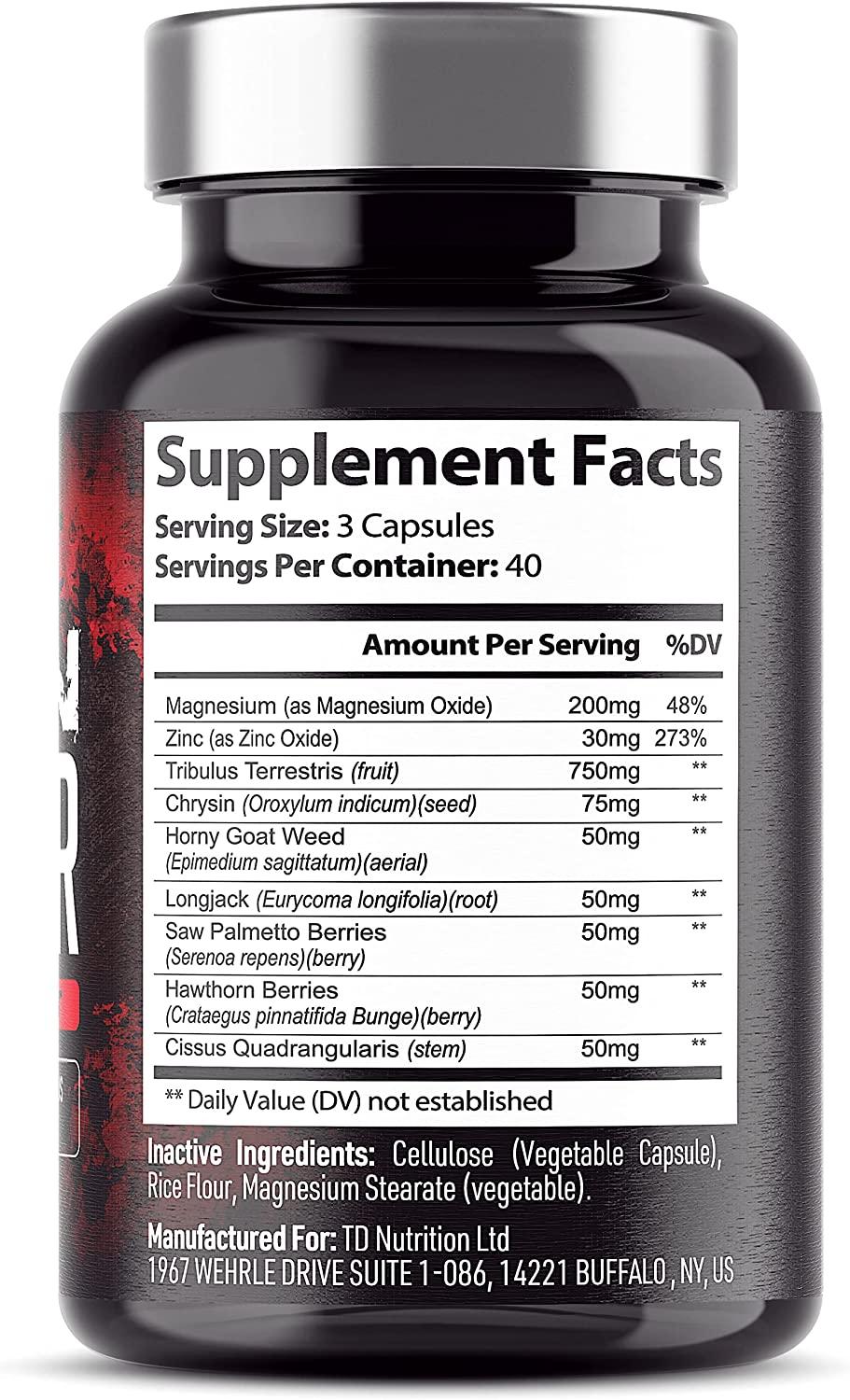 Demon Booster Men's Ultimate Supplement with Tribulus Terrestris