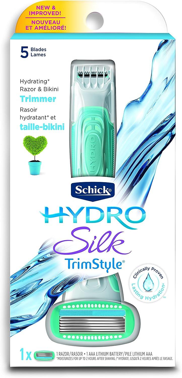 Schick Hydro Silk Trim Style Razor and Bikini Trimmer Smooth Shave