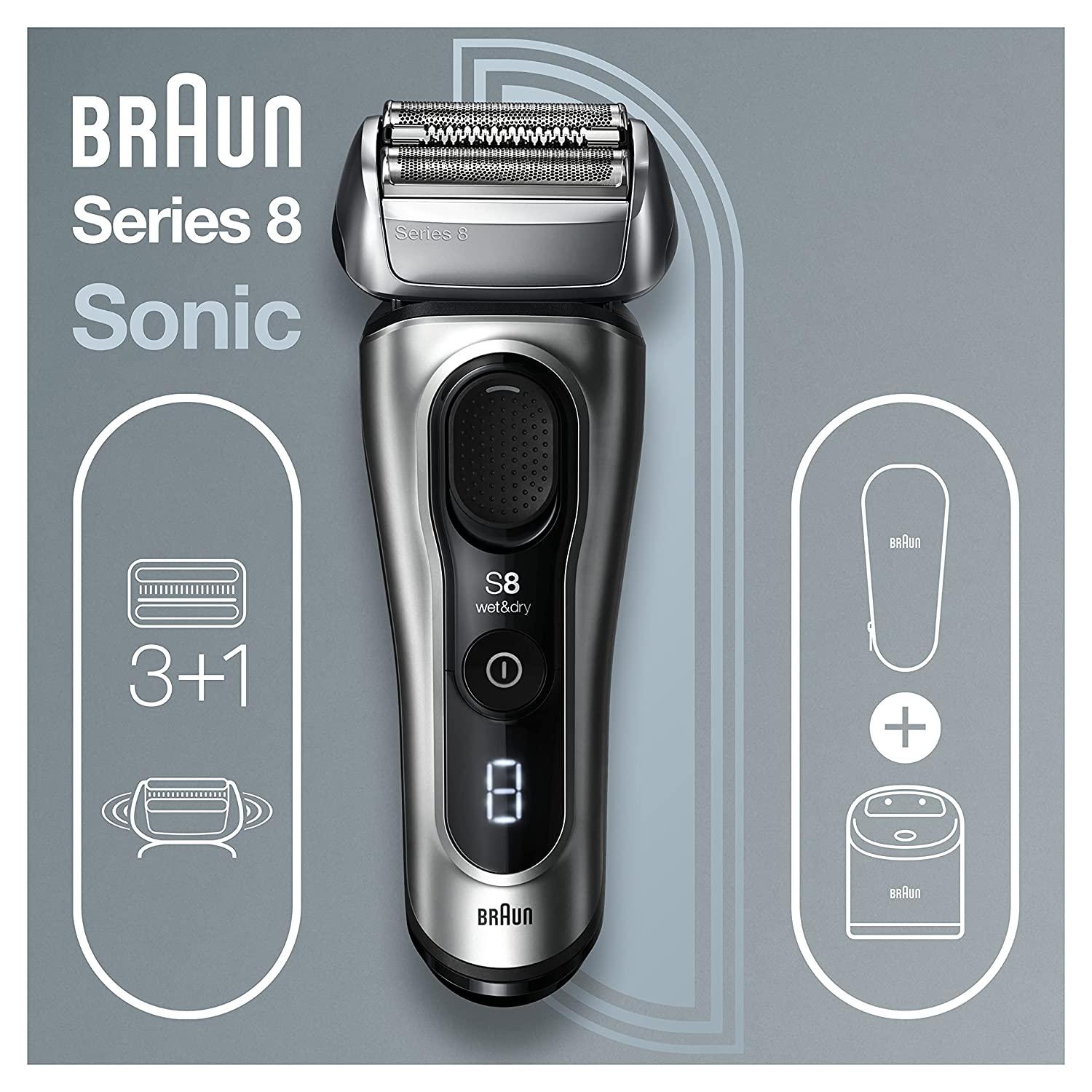 Braun Series 8 8453Cc Electric Shaver For Men, 3 1 Head With Precision - View #9